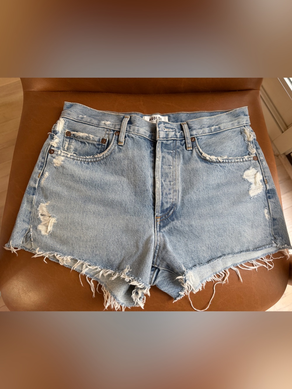AGOLDE Parker Shorts Sz 25 like new